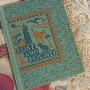 Vintage Green 'Lost and Found' Book